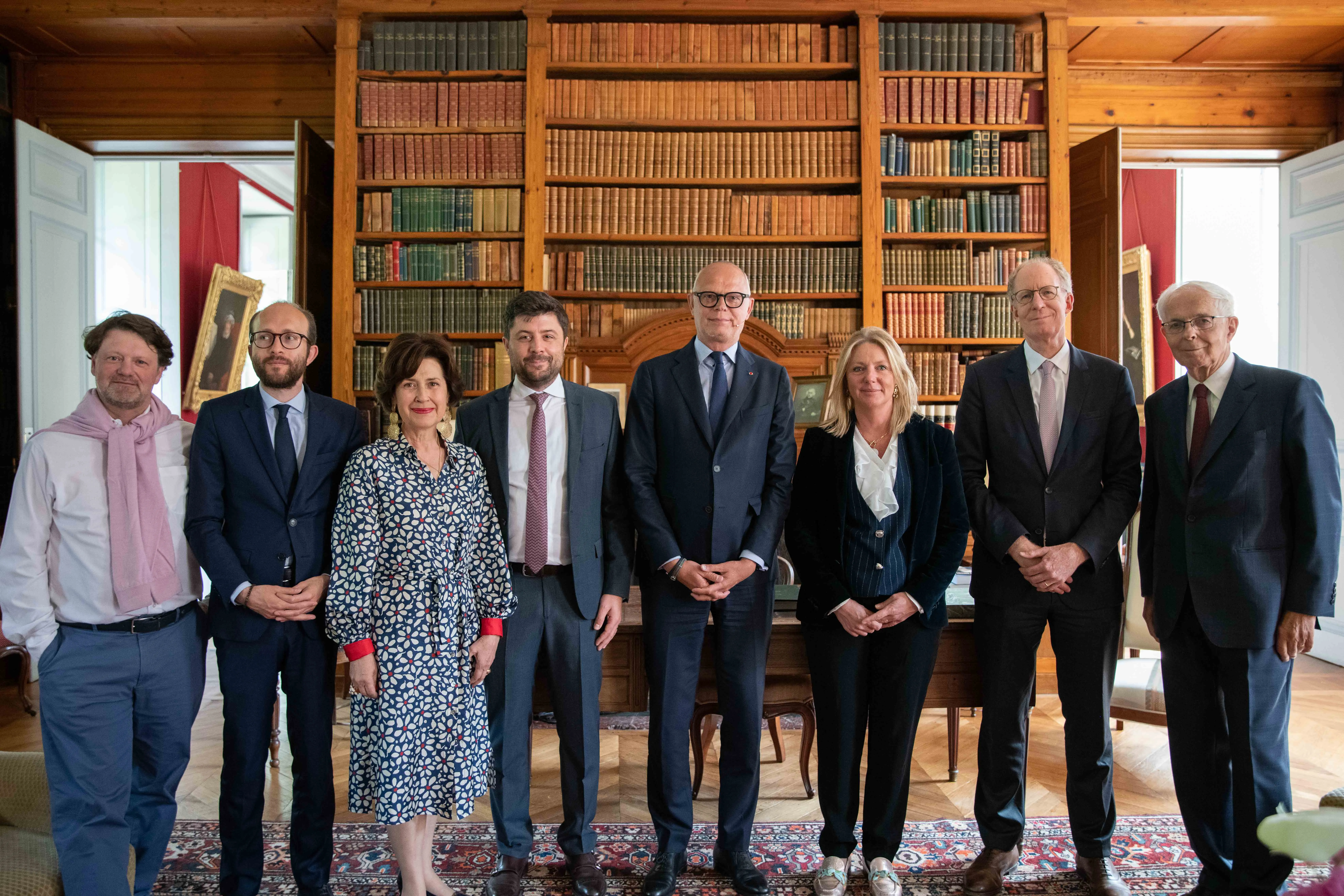 Photo de Jérémy Michel, Jérémie Patrier-Leitus, Isabelle Schlumberger, Louis Godart, Edouard Philippe, Cécile Abric, Stéphane Coste, Nicolas Boissonnas