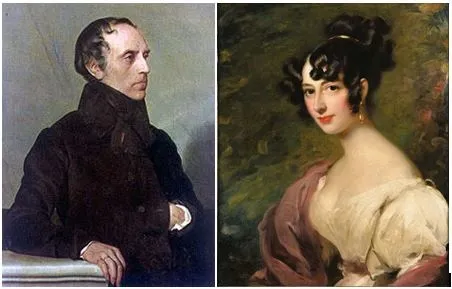 peinture du portrait de guizot et sa fille