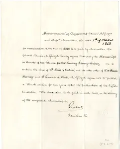 Memorandum of agreement, Mac Millan