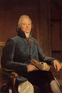 François Baron GERARD (1770-1837), Portrait de CHARLES-MAURICE, DUC DE TALLEYRAND-PERIGORD, PRINCE DE BENEVENT (1754-1838). Huile sur toile, 1er quart 19e siècle. Versailles ; musée national des châteaux de Versailles et de Trianon.
