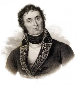 VALENTIN d'Y. H. Portrait de Augustin Thierry, 1840. Lithographie. Extrait du panthéon des illustrations françaises au 19e siècle publié sous la direction de Victor FROND, Paris, Abel PILON ed.
