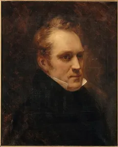 Ary SCHEFFER (1795,1858). Portait de AIMABLE-GUILLAUME-PROSPERE BRUGIERE, BARON DE BARANTE (1782-1866), 2e quart du XIXe siècle. Huile sur toile. Versailles ; musée national des châteaux de Versailles et de Trianon.