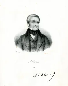 DELPAR. Adolphe THIERS (1797-1877). Lithographie.