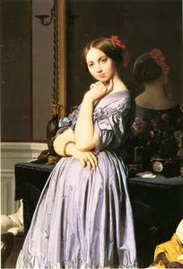 INGRES, La Vicomtesse d’Haussonville, huile sur toile, New York, The Frick Collection.